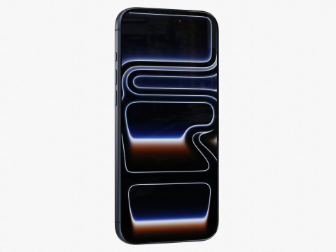 Apple iPhone 17 Pro Max Deep Blue 3Dモデル