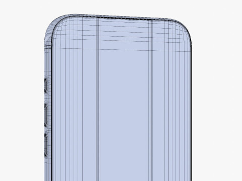 Apple iPhone 17 Pro Max Deep Blue 3Dモデル