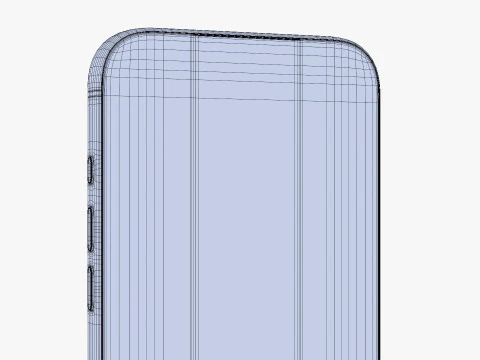Apple iPhone 17 Pro Max Deep Blue 3D Model