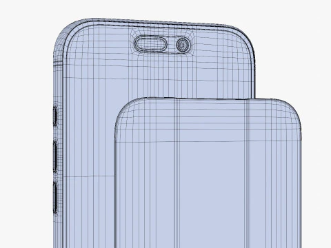 Apple iPhone 17 Pro Max Deep Blue 3D Model