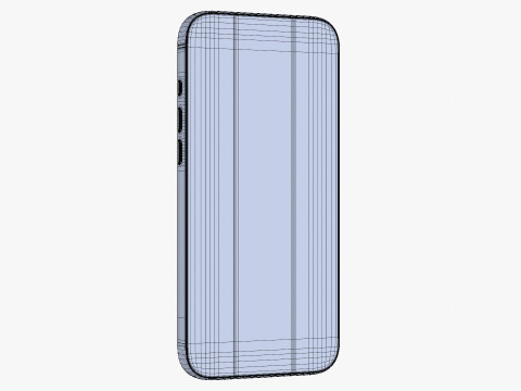 Apple iPhone 17 Pro Max Deep Blue 3Dモデル