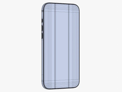 Apple iPhone 17 Pro Max Deep Blue 3D Model