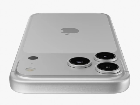 Apple iPhone 17 Pro Max Silver 3D Model