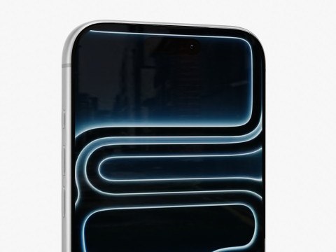 苹果 iPhone 17 Pro Max 银色 3D 模型