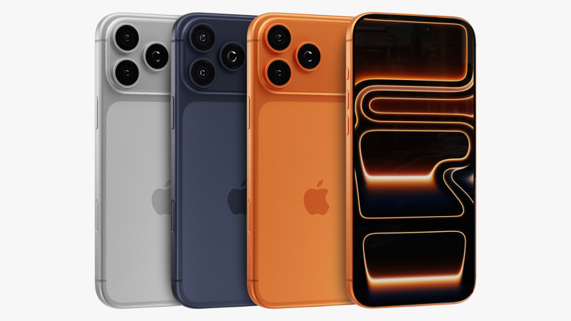 Apple iPhone 17 Pro Max 3D 模型 .c4d .max .obj .3ds .fbx .stl .blend