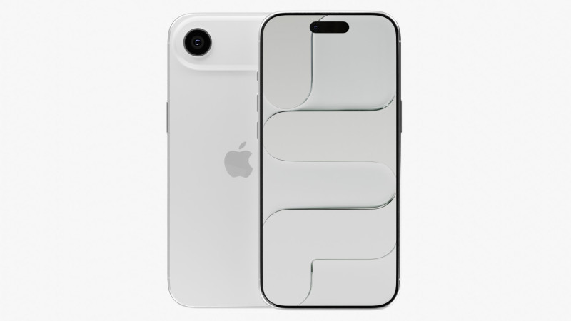 Apple iPhone Air Cloud w kolorze białym Model 3D .c4d .max .obj .3ds .fbx .stl .blend