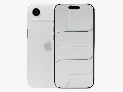 苹果 iPhone Air 云白 3D 模型