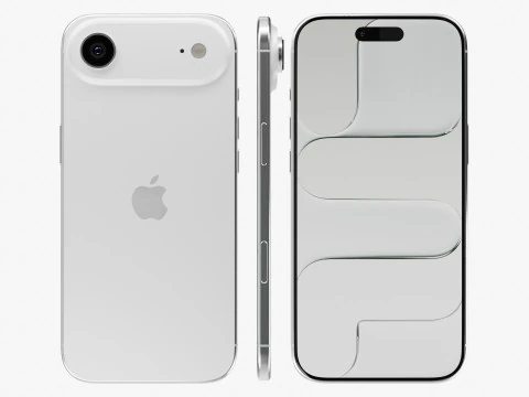 Apple iPhone Air Cloud White 3D Model