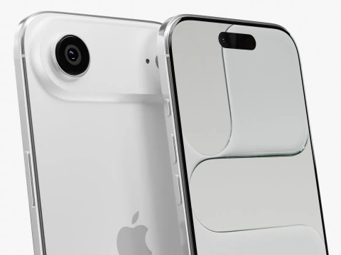 Apple iPhone Air Cloud White 3D Model