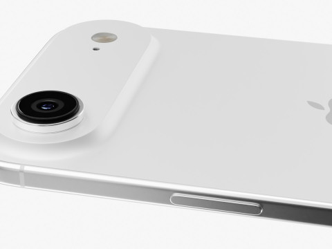 Apple iPhone Air Cloud w kolorze białym Model 3D