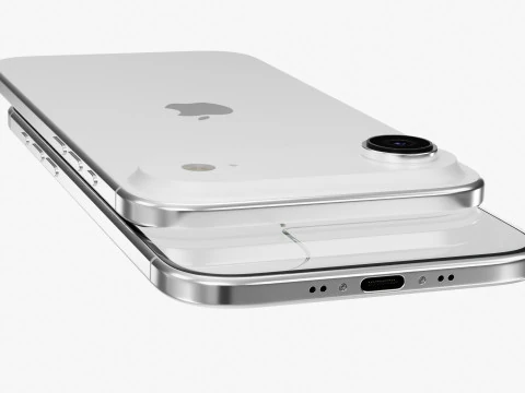 Apple iPhone Air Cloud White 3D Model