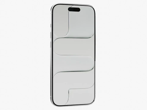Apple iPhone Air Cloud White 3D Model