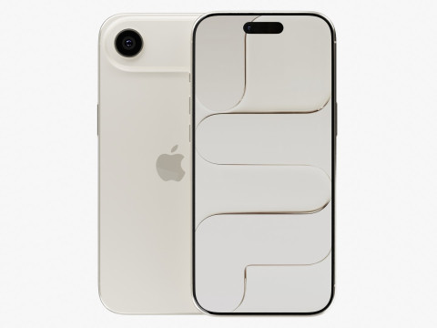 Apple iPhone Air Light Gold Model 3D