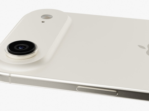 Apple iPhone Air Emas Muda Model 3D