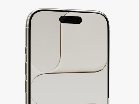 Apple iPhone Air Emas Muda Model 3D