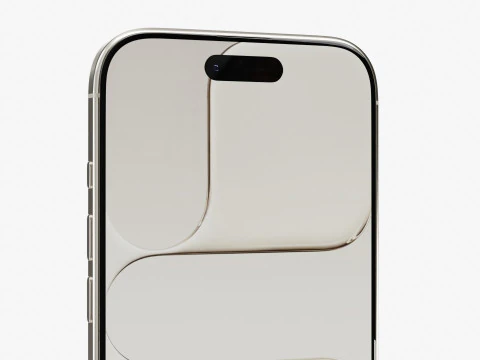 Apple iPhone Air Light Gold 3D Model