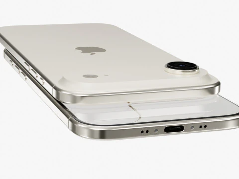 Apple iPhone Air Light Gold 3D Model