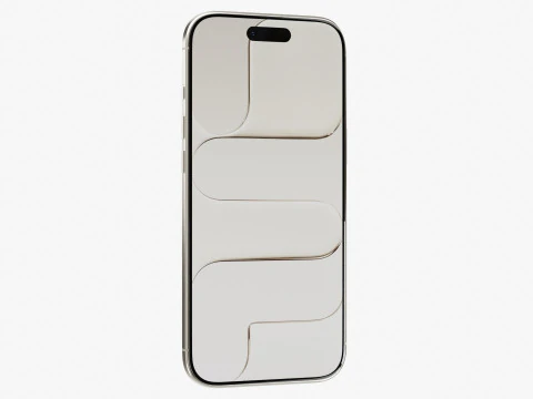 Apple iPhone Air Light Gold 3D Model