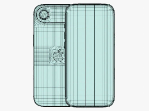 Apple iPhone Air Light Gold 3D Model