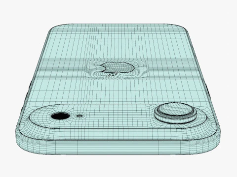 Apple iPhone Air Light Gold 3D Model