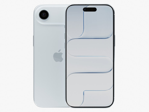 Apple iPhone Air Sky Blue Model 3D