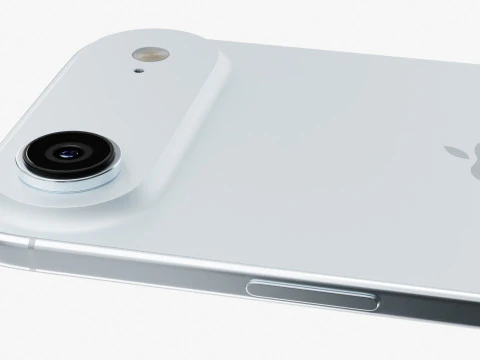 Apple iPhone Air Sky Blue 3D Model