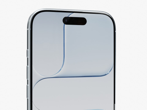 苹果 iPhone 空气 天蓝色 3D 模型