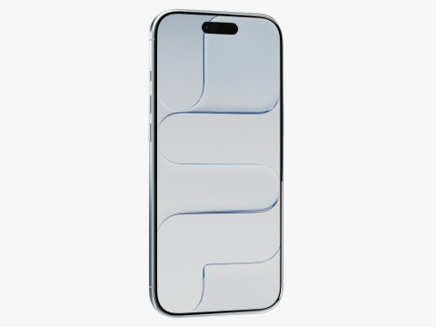 苹果 iPhone 空气 天蓝色 3D 模型