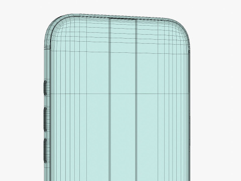 苹果 iPhone 空气 天蓝色 3D 模型