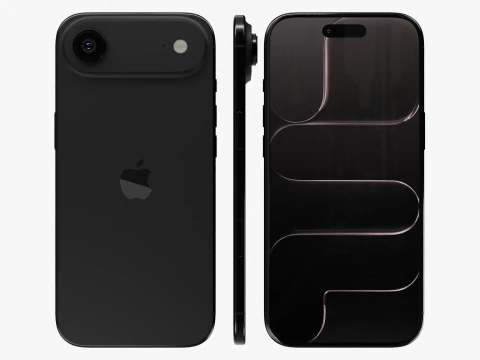 Apple iPhone Air Space Black 3D Model