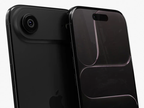 Apple iPhone Air Space Black 3D Model
