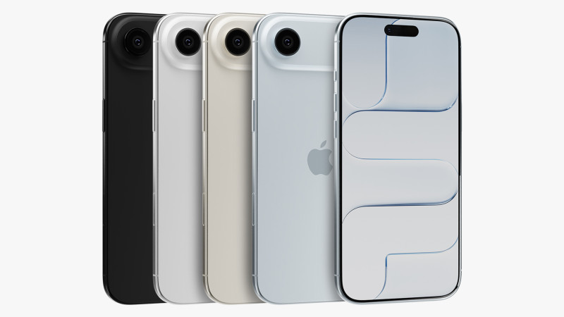 Apple iPhone Air 3D Model .c4d .max .obj .3ds .fbx .stl .blend