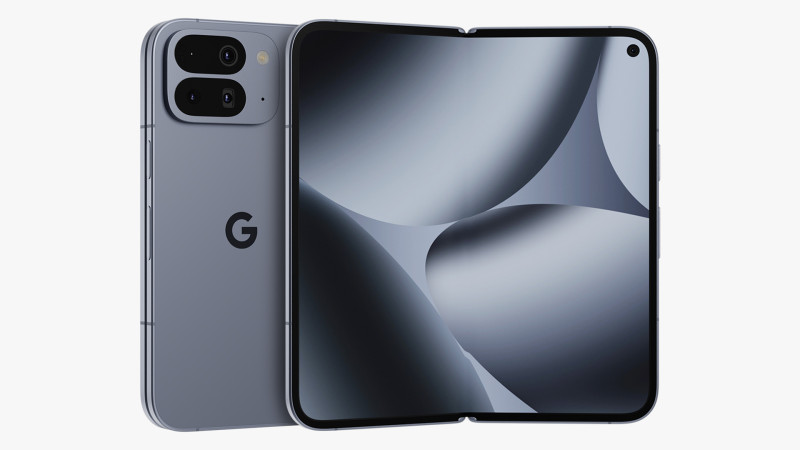 Składany kamień księżycowy Google Pixel 10 Pro Model 3D .c4d .max .obj .3ds .fbx .stl .blend 