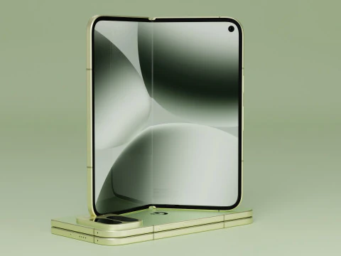 Google Pixel 10 Pro Fold Jade 3D Model