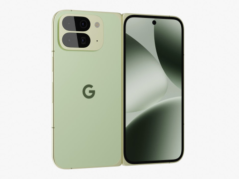 Google Pixel 10 Pro Fold Jade Modelo 3D