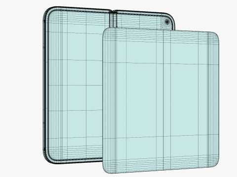 Google Pixel 10 Pro Fold Jade Modelo 3D