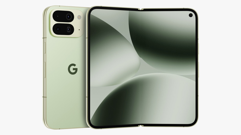 Google Pixel 10 Pro Fold Jade Modelo 3D .c4d .max .obj .3ds .fbx .stl .blend 