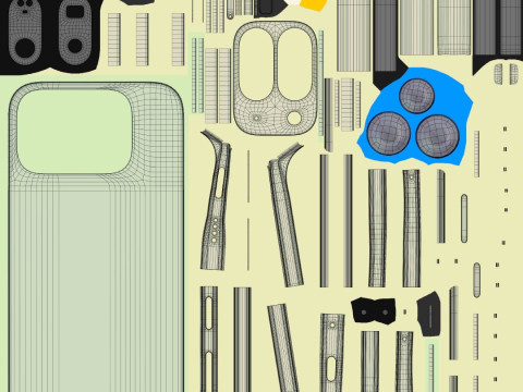 Google Pixel 10 Pro plegable Modelo 3D