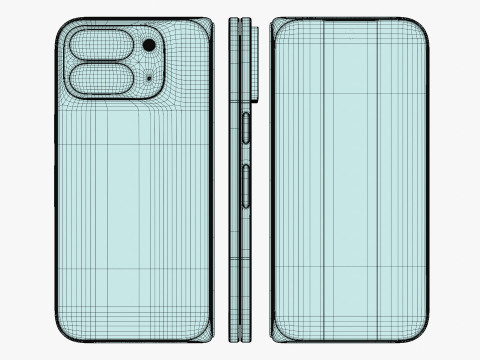 Google Pixel 10 Pro plegable Modelo 3D