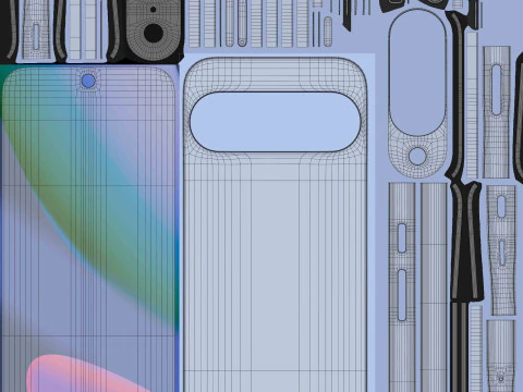 Google Pixel 10 Frost 3D Model