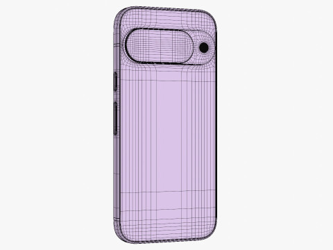 구글 픽셀 10 프로스트 3D 모델