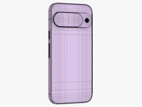 谷歌 Pixel 10 靛蓝 3D 模型