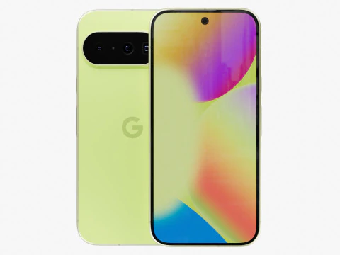 Google Pixel 10 Lemongrass 3D Модель