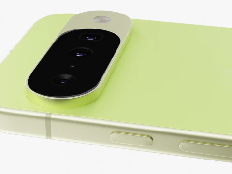Google Pixel 10 Lemongrass 3D Model