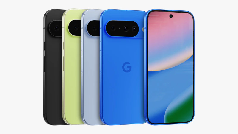 Google Pixel 10 3D Model .c4d .max .obj .3ds .fbx .stl .blend 