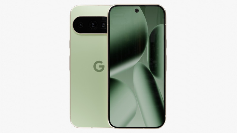 Google Pixel 10 Pro Yeşim 3D Model .c4d .max .obj .3ds .fbx .stl .blend 