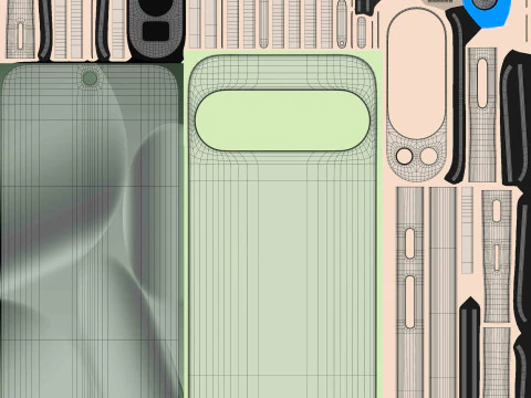 Google Pixel 10 Pro Jade 3D Model