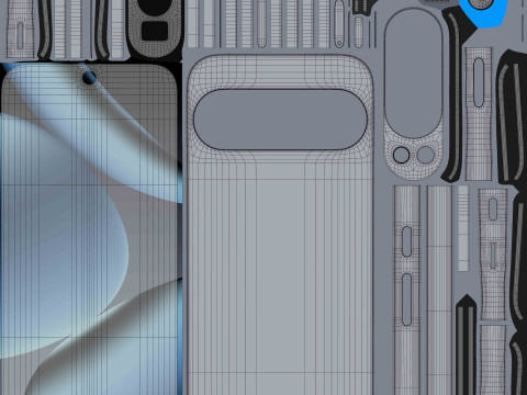 Batu Bulan Google Pixel 10 Pro Model 3D