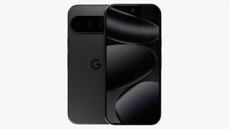 Google पिक्सेल 10 प्रो ओब्सीडियन 3D मॉडल .c4d .max .obj .3ds .fbx .stl .blend 