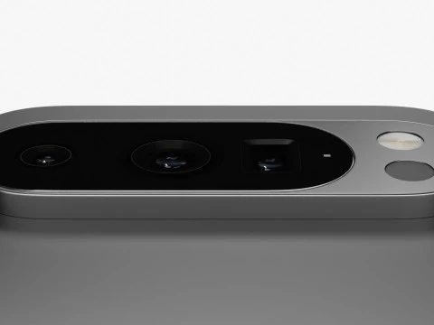 Google Pixel 10 Pro Ossidiana Modello 3D